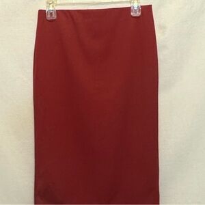 Nordstrom Elegant Red Pencil Skirt